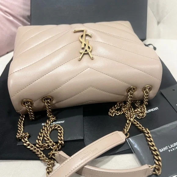 NEW🔥 YSL LOULOU SMALL IN QUILTED LEATHER - Picture 7 of 10